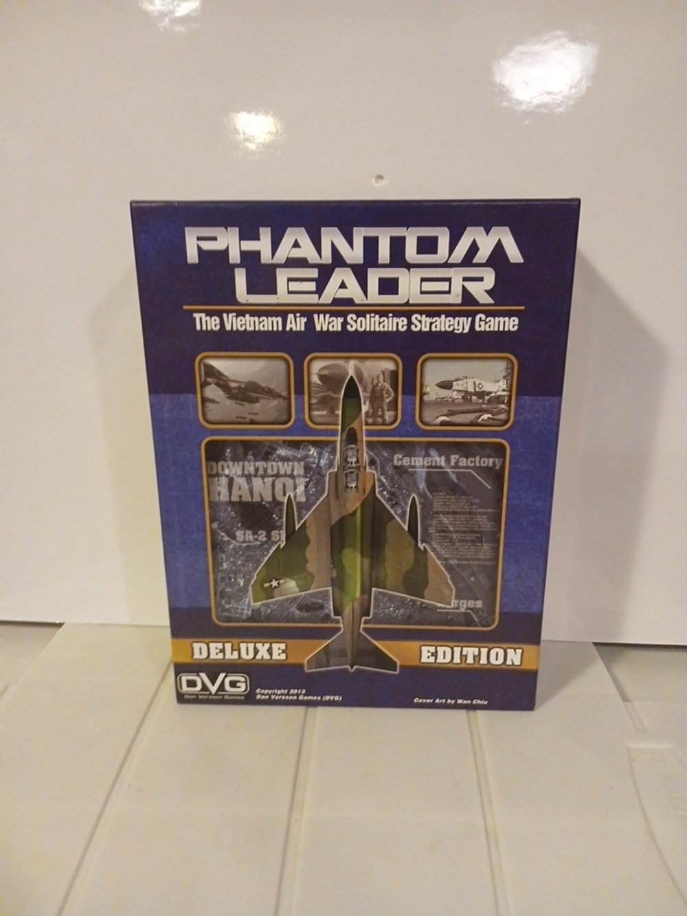 Phantom Leader Deluxe Edition Board Game - Blue Box with Camouflage Jet